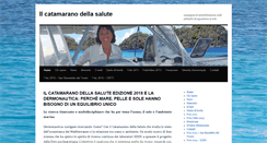 Desktop Screenshot of ilcatamaranodellasalute.it